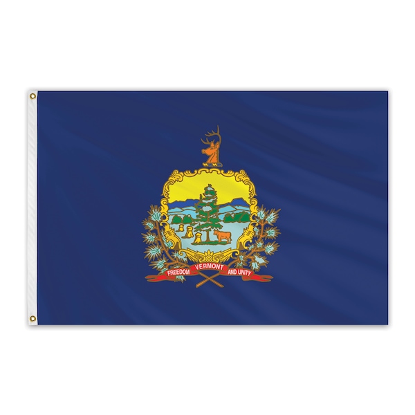 Global Flags Unlimited Vermont Outdoor Poly Max Flag 4'x6' 200961 - main